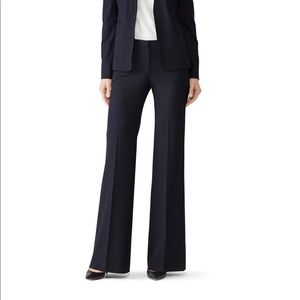 Theory Navy Flare Pants